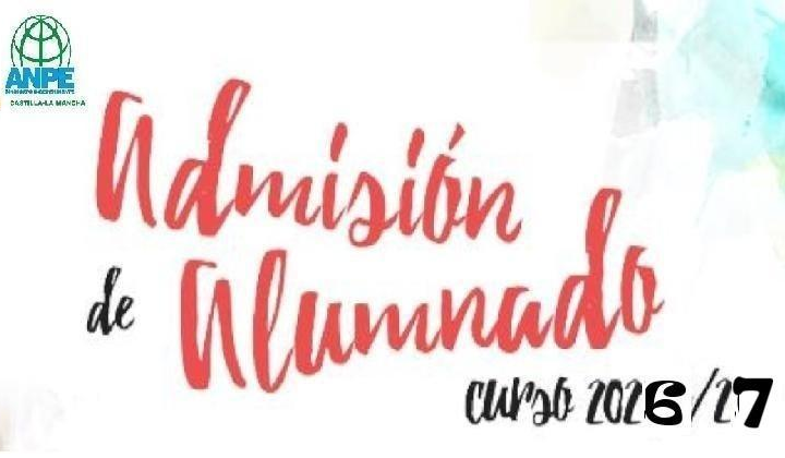 Baremo PROVISIONAL de Admisión a 2º ciclo de Infantil, Primaria, ESO y Bachillerato. Curso 2026/2027