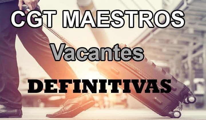 Vacantes definitivas del concurso de traslados de Maestros 2025/2026 para el curso 2026/2027