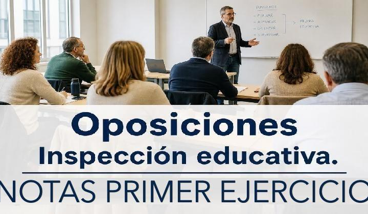 Concurso - Oposición Inspección Educativa 2026. Calificación Primera Parte e Inicio Segunda Parte.