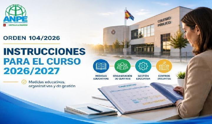 Orden 104/2026, medidas educativas, organizativas y de gestión para el desarrollo del curso escolar 2026/2027