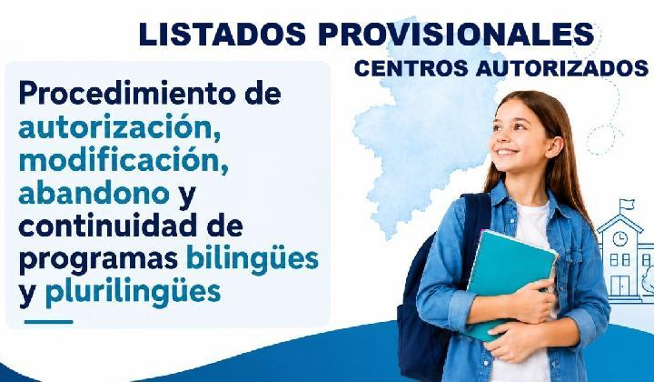 Publicado Listados Provisionales de Centros Autorizados, Modificados y Abondono de Programas Bilingües y Plurilingües CLM 26-27