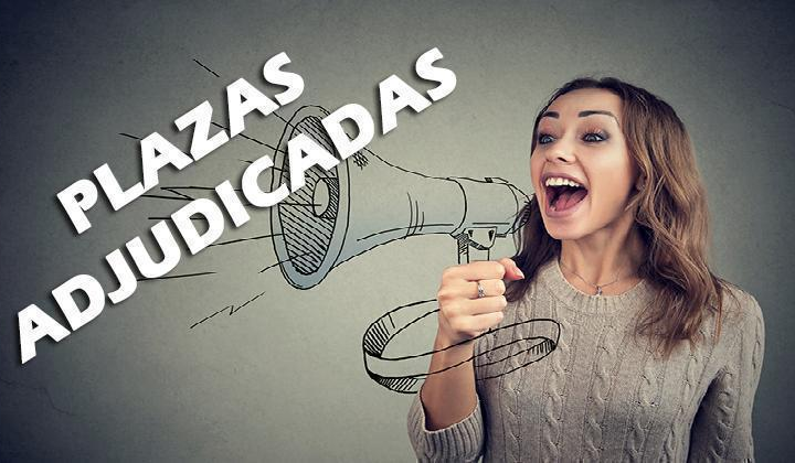 Plazas adjudicadas. Llamamiento público telemático del día 09/09/2026