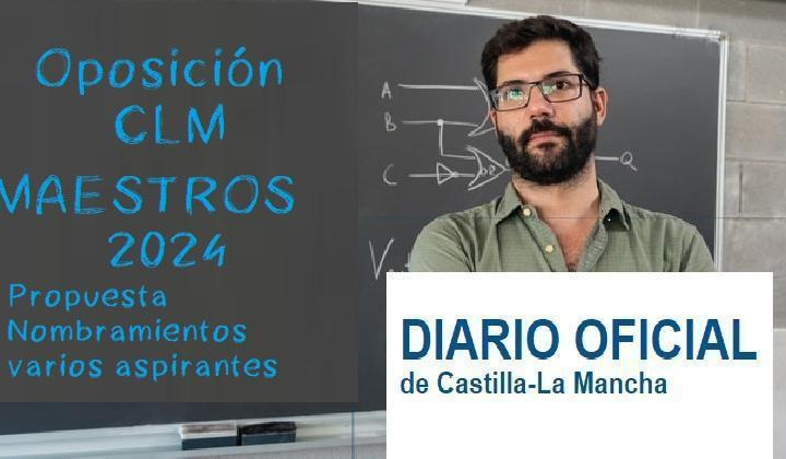 Oposición Maestros2024 CLM. Propuesta nombramiento determinados funcionarios/as de carrera Cuerpo de Maestros, efectos 1sep26.